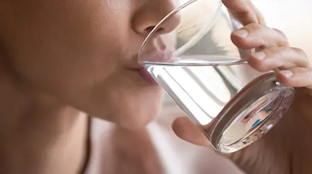 Stay Hydrated:  Supports healthy skin healing 