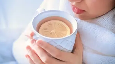 Warm Fluids: Drink warm water or soups to soothe your throat.