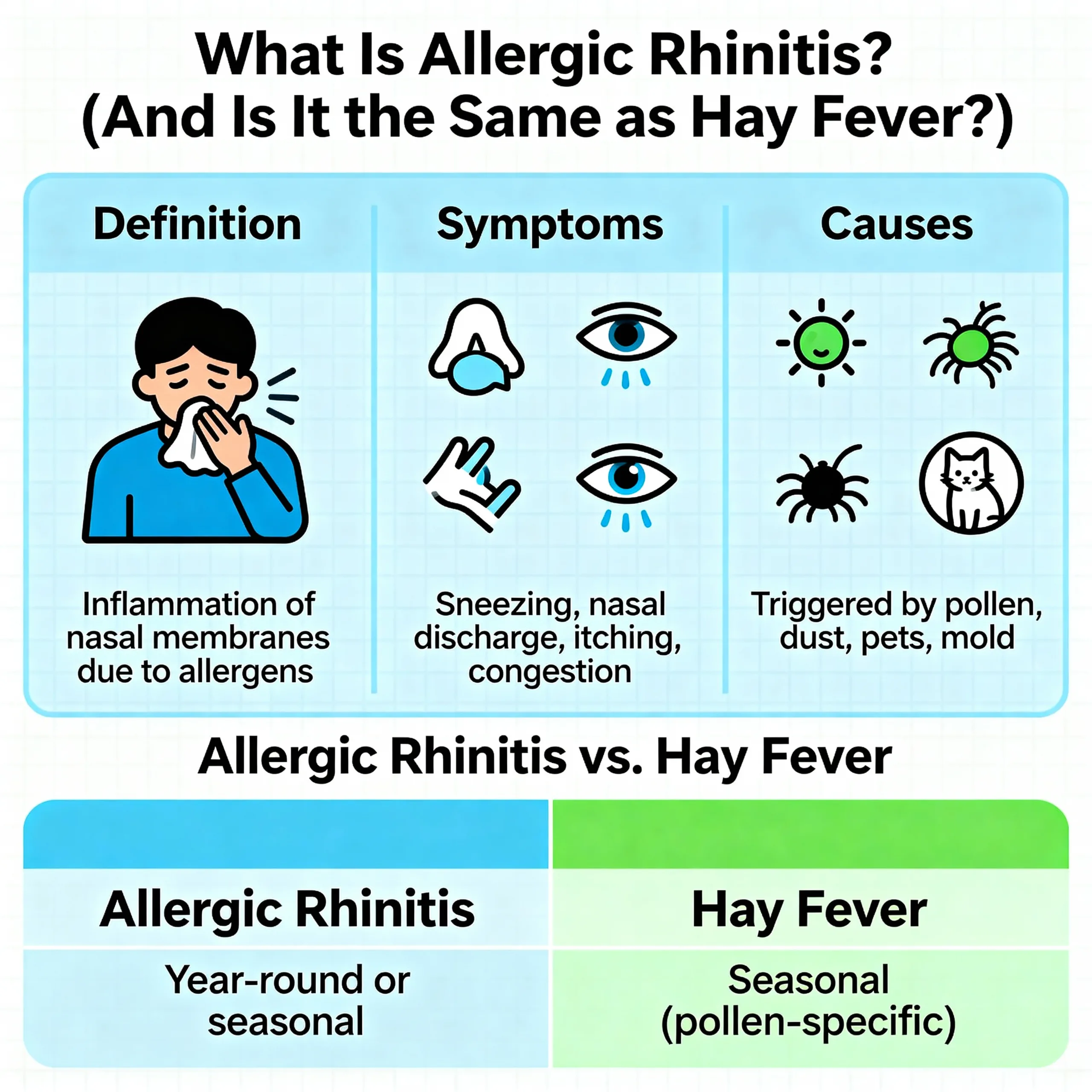 What Is Allergic Rhinitis? (And Is It the Same as Hay Fever?)