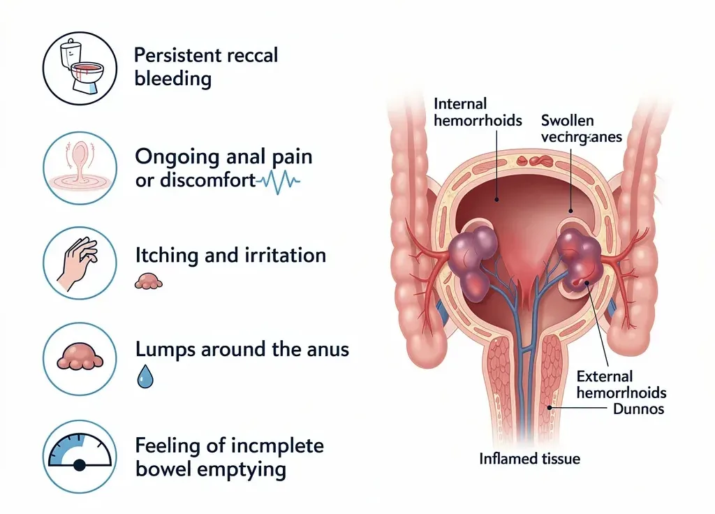 What Symptoms Indicate Chronic or Long-Term Piles?