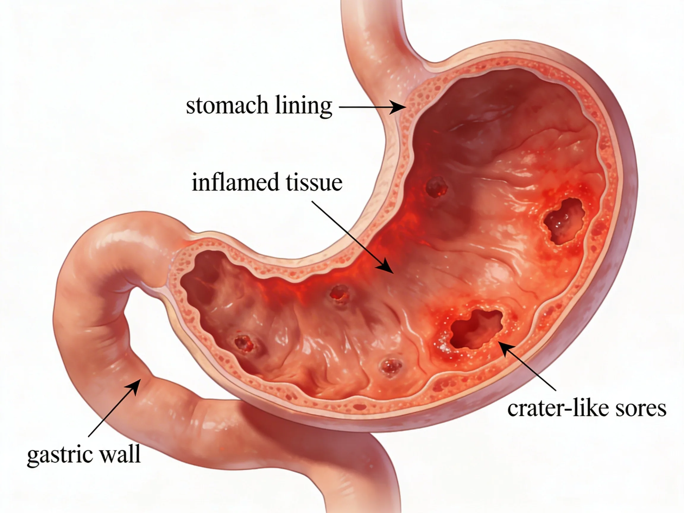 Ulcers treatment guide – stomach ulcer symptoms, causes, diet and natural treatment at PDM Homeopathy Hospital
